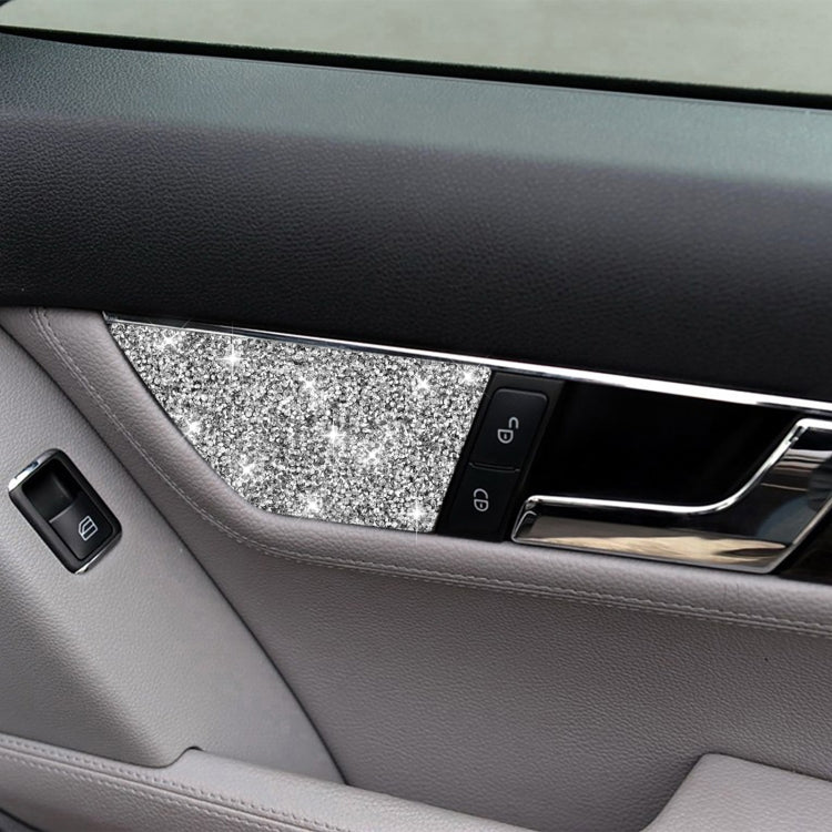 For Mercedes-Benz C-class W204 2007-2013 Car Seat Adjustment A Diamond Decorative Sticker, Left-hand Drive