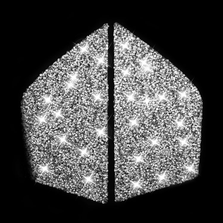 For Mercedes-Benz C-class W204 2007-2013 Car Seat Adjustment C Diamond Decorative Sticker, Left and Right Drive