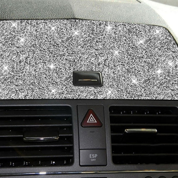 For Mercedes-Benz C-class W204 2007-2010 Car Console Navigation Diamond Decorative Sticker, Left and Right Drive
