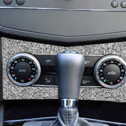 For Mercedes-Benz C-class W204 2007-2010 Car AC Panel D Diamond Decorative Sticker, Left and Right Drive