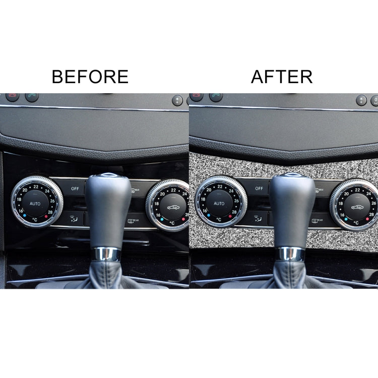 For Mercedes-Benz C-class W204 2007-2010 Car AC Panel D Diamond Decorative Sticker, Left and Right Drive