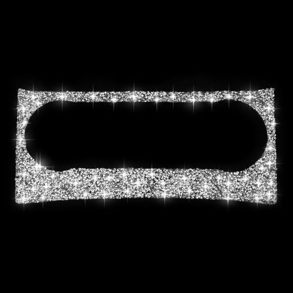 For Mercedes-Benz C-class W204 2011-2013 Car AC Knob Control Panel A Diamond Decorative Sticker, Left and Right Drive