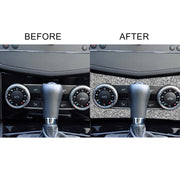 For Mercedes-Benz C-class W204 2011-2013 Car AC Knob Control Panel A Diamond Decorative Sticker, Left and Right Drive