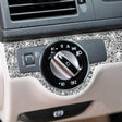 For Mercedes-Benz C-class W204 2007-2010 Car Headlight Frame Diamond Decorative Sticker, Left-hand Drive - Car Interior Mouldings by PMC TechLife | Online Shopping South Africa | PMC TechLife | Buy Now Pay Later Mobicred
