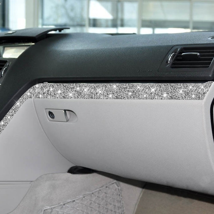 For Mercedes-Benz C-class W204 2007-2010 Car Headlight Frame Diamond Decorative Sticker, Left-hand Drive