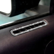 For Ford Mustang 2015-2020 Car Door Air Outlet Diamond Decoration Sticker, Left and Right Drive