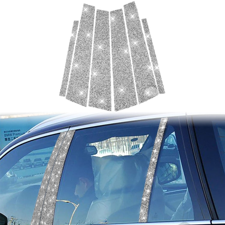 For BMW 3 Series E90 2005-2012 Car B-pillar Diamond Decorative Sticker
