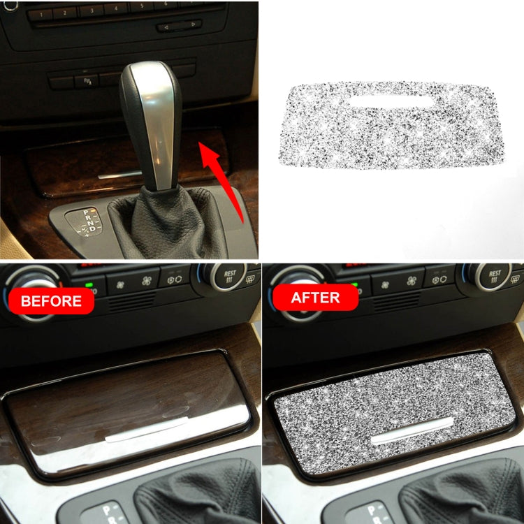 For BMW 3 Series E90 / E92 / E93 2005-2012 Car Ashtray Cover Diamond Decorative Sticker
