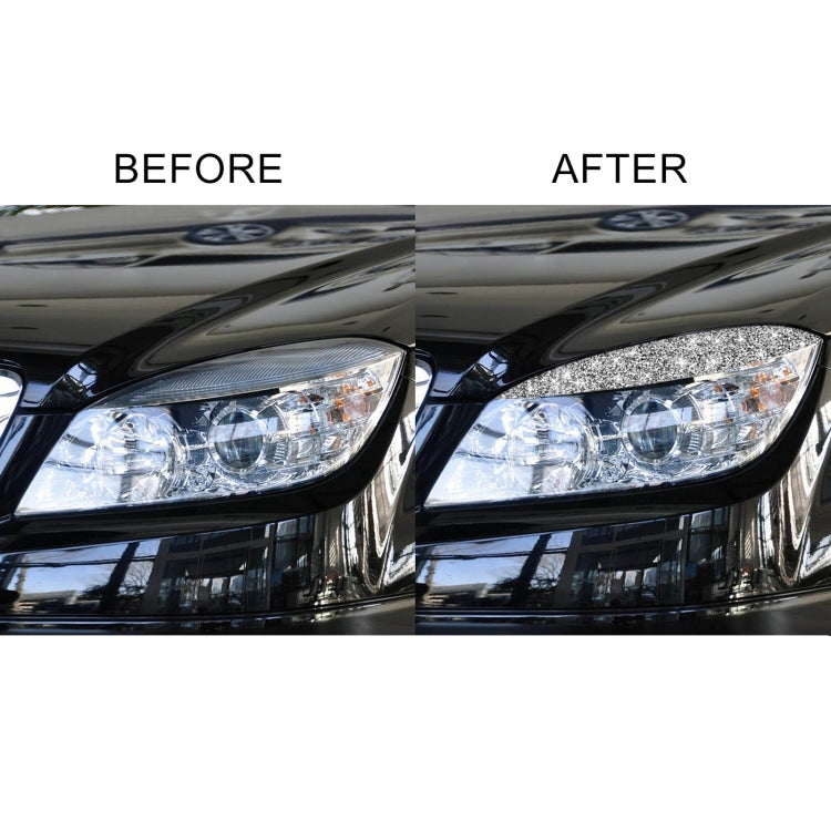 For Mercedes-Benz C-class W204 2008-2011 Car Light Eyebrow Diamond Decorative Sticker, Left and Right Drive