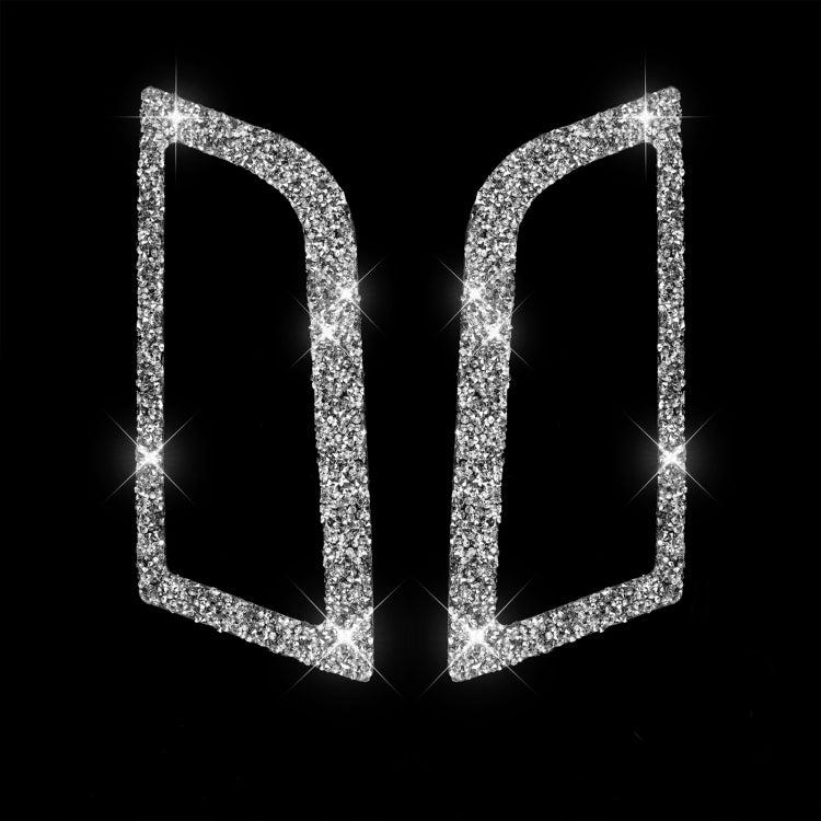 For Ford Mustang 2015-2020 Car Side Air Outlet Diamond Decoration Sticker, Left and Right Drive