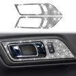For Ford Mustang 2015-2020 Car Door Inner Handle Panel Diamond Decoration Sticker, Left and Right Drive - Car Interior Mouldings by PMC TechLife | Online Shopping South Africa | PMC TechLife | Buy Now Pay Later Mobicred