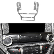 For Ford Mustang 2015-2020 Car Central Control Panel Diamond Decoration Sticker, Left and Right Drive