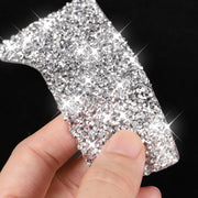 For Honda Civic 2016-2019 Car Headlight Switch Panel Diamond Decorative Sticker, Left-hand Drive