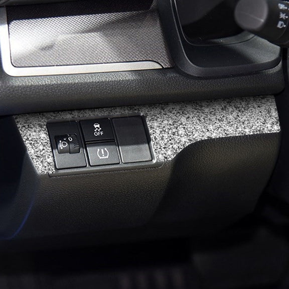 For Honda Civic 2016-2019 Car Headlight Switch Panel Diamond Decorative Sticker, Left-hand Drive
