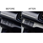 For Honda Civic 2016-2019 Car Headlight Switch Panel Diamond Decorative Sticker, Left-hand Drive