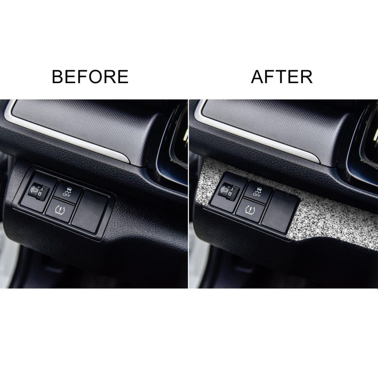 For Honda Civic 2016-2019 Car Headlight Switch Panel Diamond Decorative Sticker, Left-hand Drive
