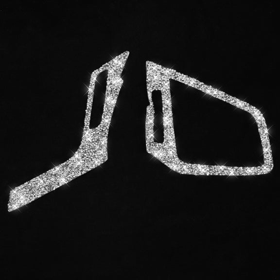 For Honda Civic 2016-2019 Car Left and Right Air Outlets Diamond Decorative Sticker, Right-hand Drive