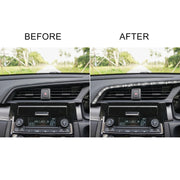 For Honda Civic 2016-2019 Car Central Control Air Outlets Upper Diamond Decorative Sticker, Right-hand Drive