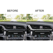 For Honda Civic 2016-2019 Car Central Control Air Outlets Below Diamond Decorative Sticker, Left-hand Drive
