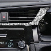 For Honda Civic 2016-2019 Car Central Control Air Outlets Below Diamond Decorative Sticker, Right-hand Drive