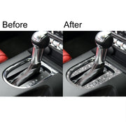 For Ford Mustang 2015-2020 3pcs Car Gear Shift Outer Ring Diamond Decoration Sticker, Right Drive