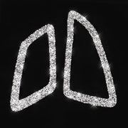 For Honda Civic 2016-2019 Car Instrument Air Outlets Diamond Decorative Sticker, Left-hand Drive