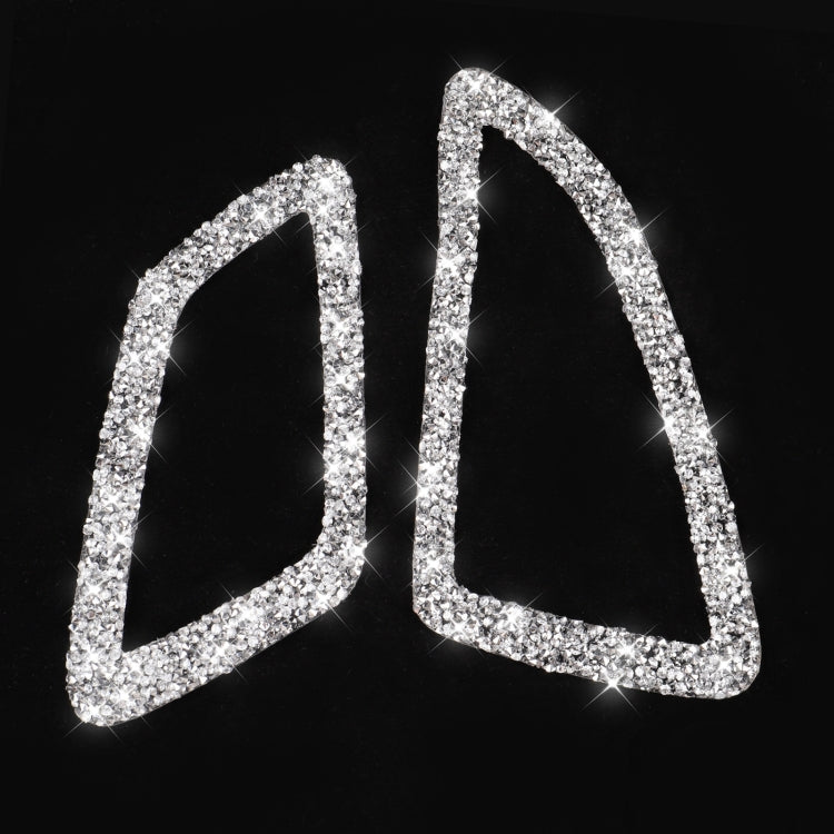 For Honda Civic 2016-2019 Car Instrument Air Outlets Diamond Decorative Sticker, Left-hand Drive