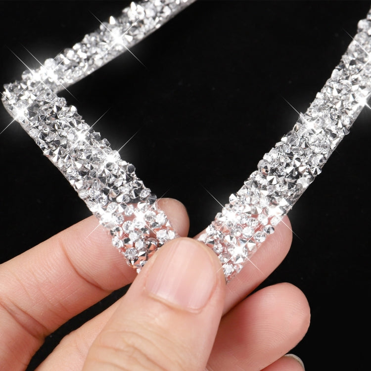 For Honda Civic 2016-2019 Car Instrument Air Outlets Diamond Decorative Sticker, Left-hand Drive