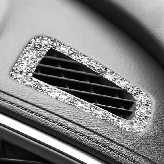 For Honda Civic 2016-2019 Car Instrument Air Outlets Diamond Decorative Sticker, Left-hand Drive
