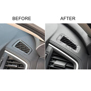 For Honda Civic 2016-2019 Car Instrument Air Outlets Diamond Decorative Sticker, Left-hand Drive