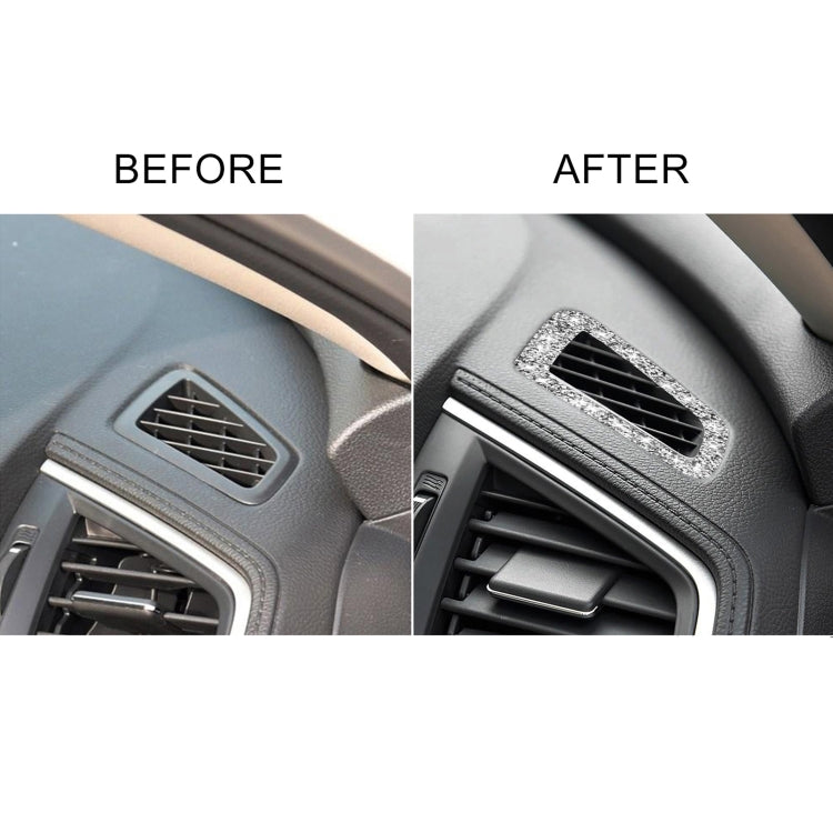 For Honda Civic 2016-2019 Car Instrument Air Outlets Diamond Decorative Sticker, Left-hand Drive