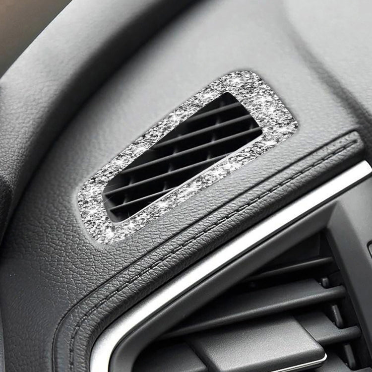 For Honda Civic 2016-2019 Car Instrument Air Outlets Diamond Decorative Sticker, Right-hand Drive
