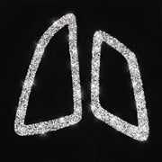For Honda Civic 2016-2019 Car Instrument Air Outlets Diamond Decorative Sticker, Right-hand Drive