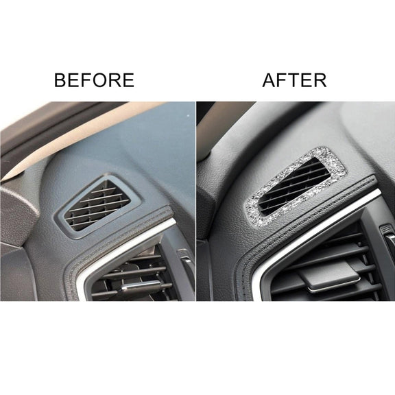 For Honda Civic 2016-2019 Car Instrument Air Outlets Diamond Decorative Sticker, Right-hand Drive