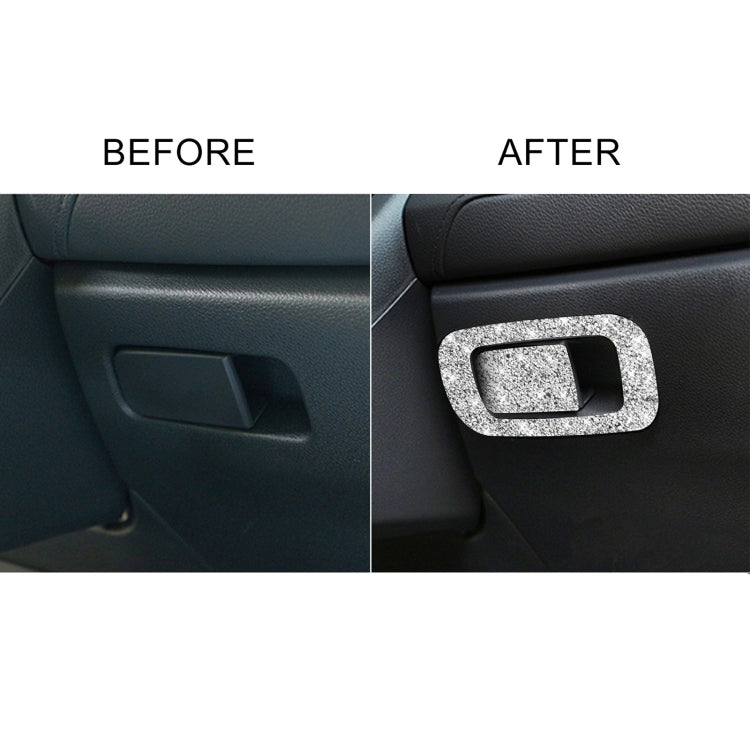 For Honda Civic 2016-2019 Car Storage Switch Diamond Decorative Sticker, Left-hand Drive