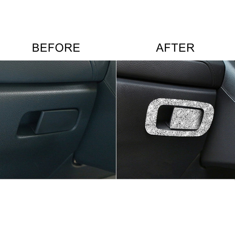 For Honda Civic 2016-2019 Car Storage Switch Diamond Decorative Sticker, Right-hand Drive