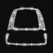 For BMW F10 5 Series 2011-2017 Car Reading Light Panel Diamond Decorative Sticker, Left and Right Drive
