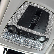 For BMW F10 5 Series 2011-2017 Car Reading Light Panel Diamond Decorative Sticker, Left and Right Drive