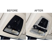 For BMW F10 5 Series 2011-2017 Car Reading Light Panel Diamond Decorative Sticker, Left and Right Drive