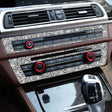 For BMW F10 5 Series 2011-2017 Car CD Panel Diamond Decorative Sticker, Left and Right Drive - Car Interior Mouldings by PMC TechLife | Online Shopping South Africa | PMC TechLife | Buy Now Pay Later Mobicred