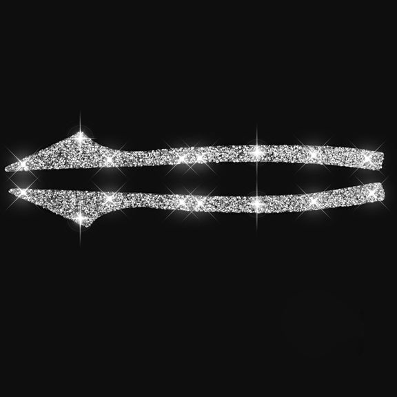For BMW F10 5 Series 2011-2017 Car Rearview Mirror Anti-collision Diamond Decorative Sticker, Left and Right Drive