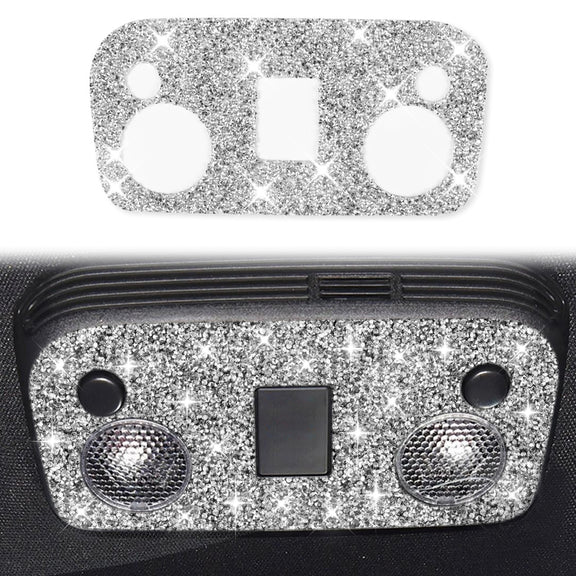 For Ford Mustang 2015-2020 Car Reading Light Diamond Decoration Sticker, Left and Right Drive