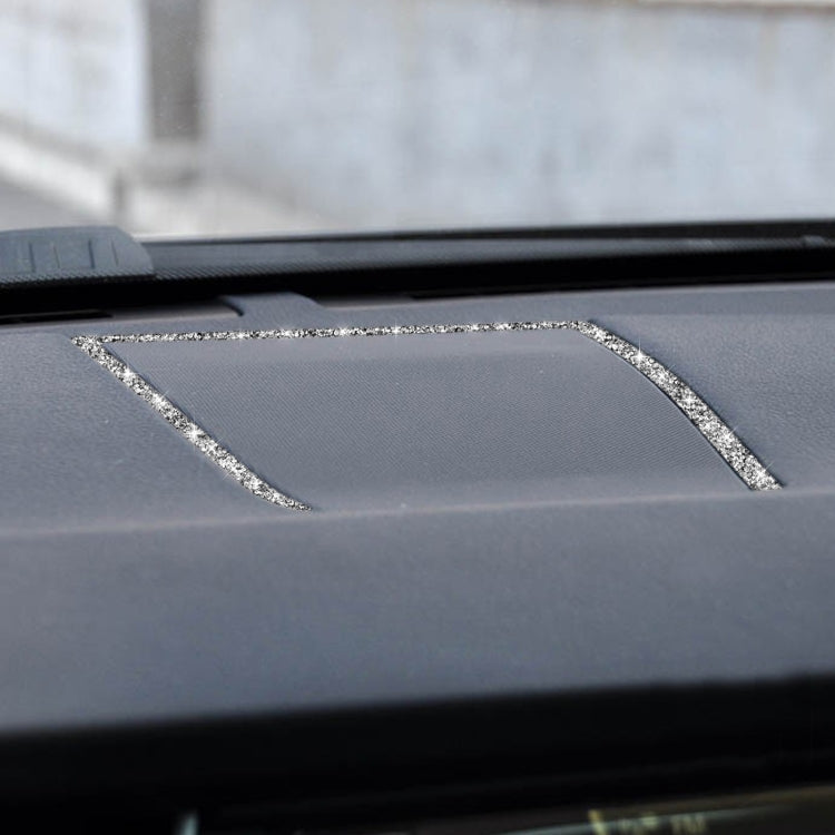 For BMW F07 2010-2016 Car Big Speaker Frame Diamond Decorative Sticker, Left and Right Drive