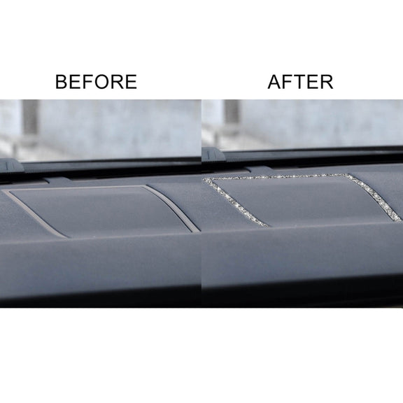 For BMW F07 2010-2016 Car Big Speaker Frame Diamond Decorative Sticker, Left and Right Drive