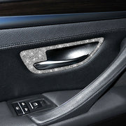 For BMW F10 5 Series 2011-2017 Car Door Handle Frame Diamond Decorative Sticker, Left and Right Drive