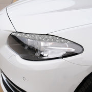 For BMW F10 5 Series 2010-2013 Car Light Eyebrow Diamond Decorative Sticker, Left and Right Drive