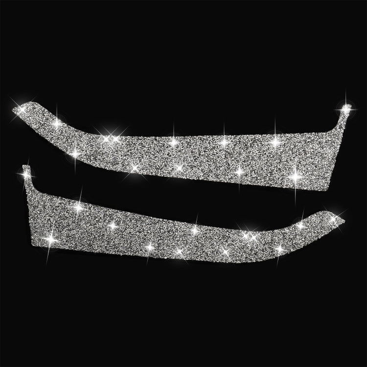 For Ford Mustang 2015-2020 Car Front Door Panel Diamond Decoration Sticker, Left and Right Drive