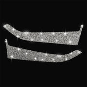 For Ford Mustang 2015-2020 Car Front Door Panel Diamond Decoration Sticker, Left and Right Drive