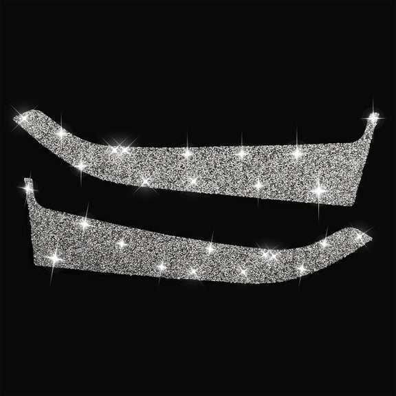 For Ford Mustang 2015-2020 Car Front Door Panel Diamond Decoration Sticker, Left and Right Drive