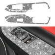 For Ford Mustang 2015-2020 4pcs Car Window Lift Panel Diamond Decoration Sticker, Right Drive - Car Interior Mouldings by PMC TechLife | Online Shopping South Africa | PMC TechLife | Buy Now Pay Later Mobicred